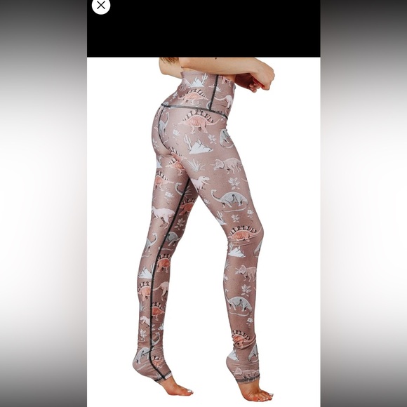 Yoga Democracy Pants - NWT. Yoga Democracy. Stokasaurus Printed Yoga Leggings Extra Long (32"). XS